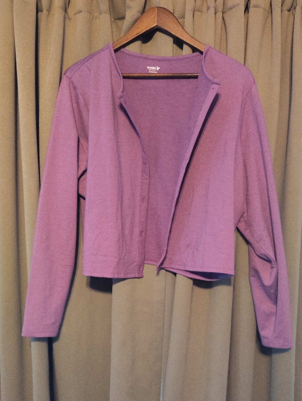 Old Navy Purple Open-Front Cardigan